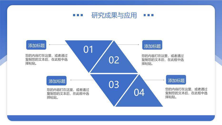 蓝色极简风标准毕业论文答辩PPT模板7