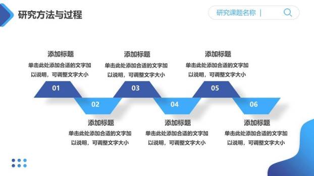 蓝色极简风通用毕业论文答辩PPT模板3