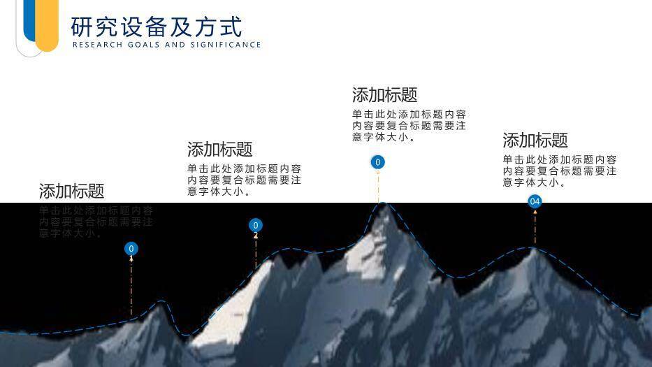 蓝色简约风高校毕业答辩PPT模板4