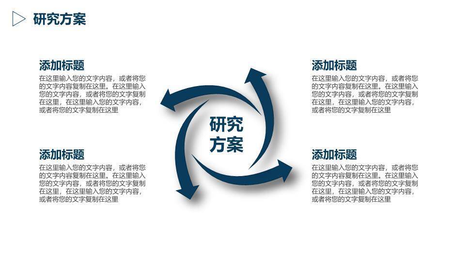 蓝色简约风经济管理学院论文答辩PPT模板3