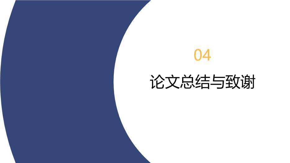蓝色简约风岩蓝毕业论文答辩PPT模板5