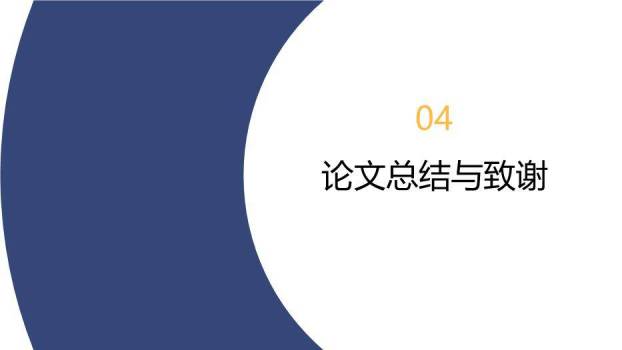 蓝色简约风岩蓝毕业论文答辩PPT模板5
