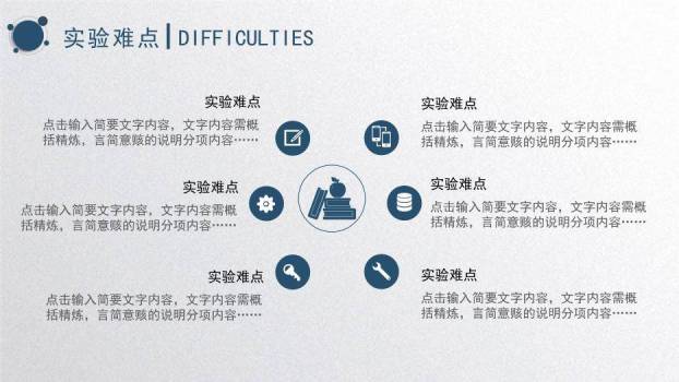 蓝色商务风毕业论文答辩PPT模板9