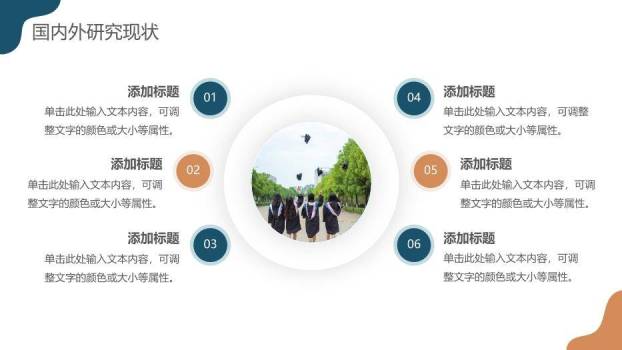 蓝色商务风标准毕业论文答辩PPT模板2