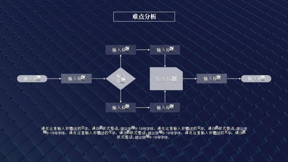 蓝色商务风开题报告PPT模板1