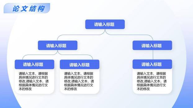 蓝色学术风毕业答辩通用PPT模板2