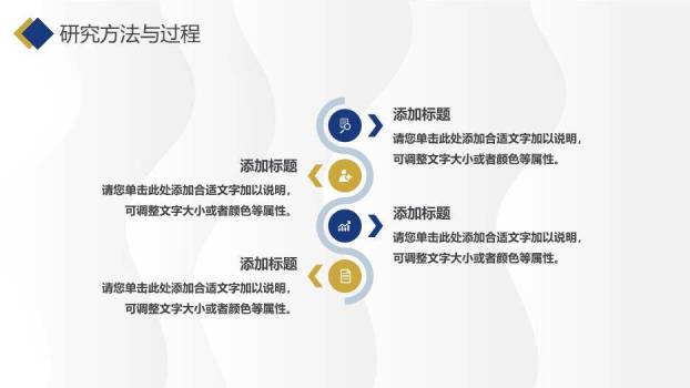 蓝色学术风毕业开题答辩PPT模板4