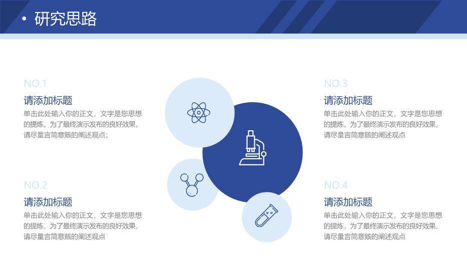 蓝色学术风基础医学论文答辩PPT模板1