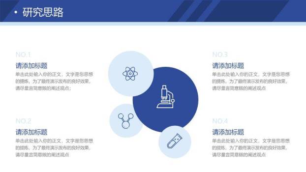 蓝色学术风基础医学论文答辩PPT模板1