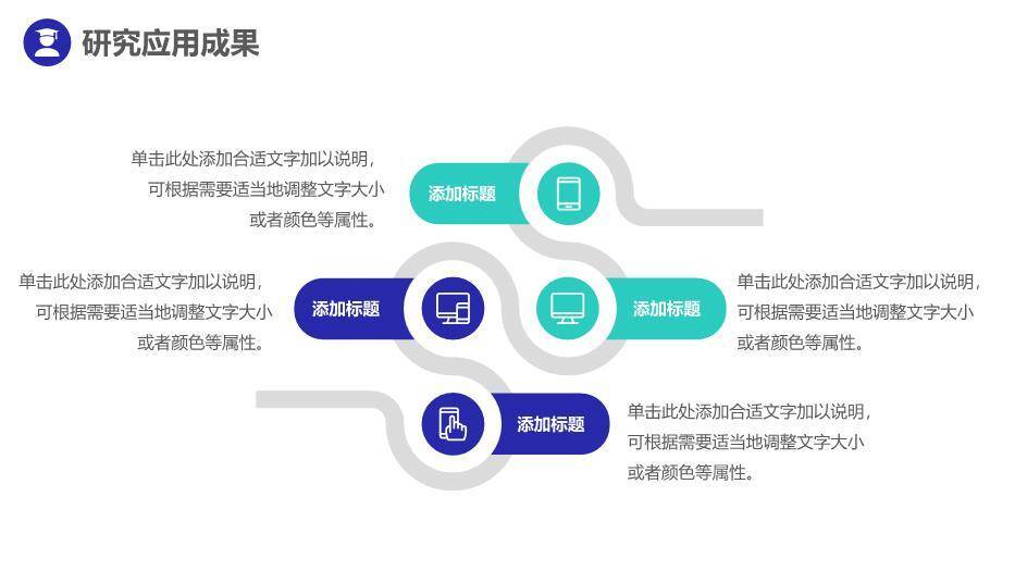 蓝色学术风简约毕业论文答辩PPT模板9