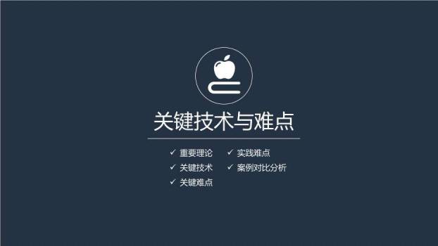 蓝色学术风论文答辩PPT模板4