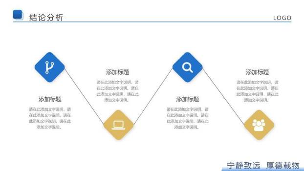 蓝色学术风通用学术答辩PPT模板7