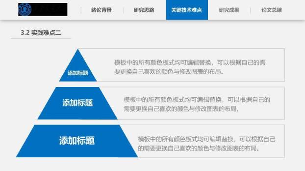 蓝色学术风西安交通大学论文答辩PPT模板8