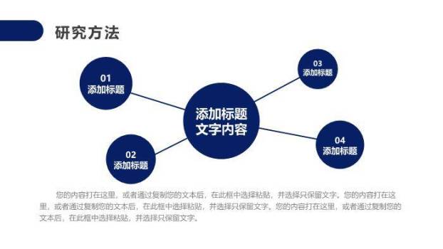 蓝色学术风学术毕业论文答辩PPT模板5