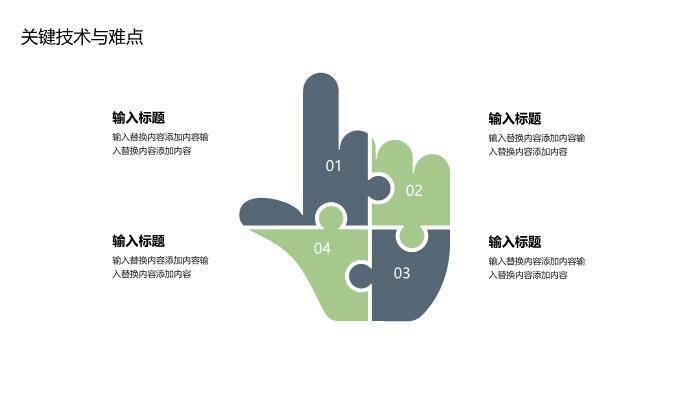 绿色极简风开题报告学术答辩PPT模板4