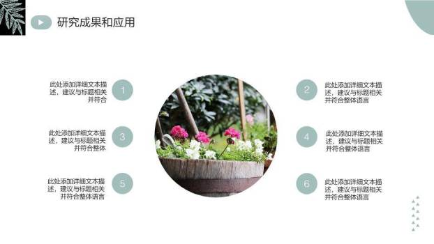 绿色简约风毕业答辩PPT模板8