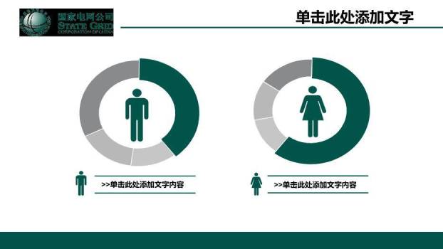 绿色简约风国家电网工作直接汇报PPT模板1