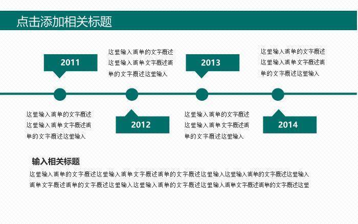 绿色简约风国家电网工作总结PPT模板(2)7