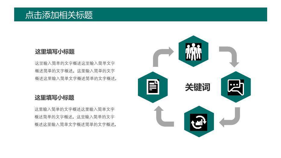 绿色简约风国家电网专用PPT模板(2)8