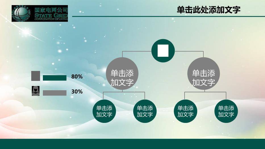 绿色科技风国家电网公司专用PPT模板6