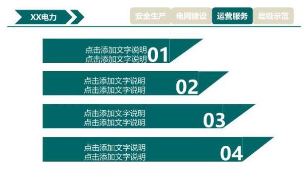 绿色商务风电力集团工作汇报PPT模板7