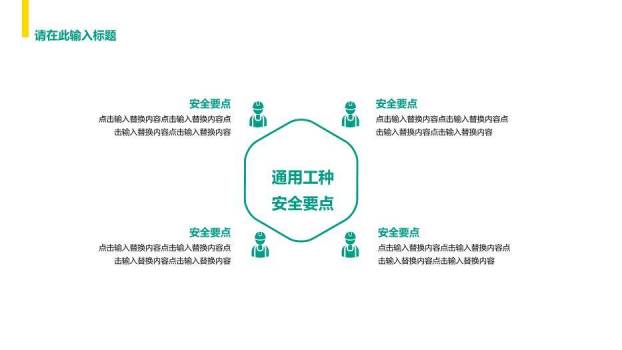 绿色商务风国家电网安全工作规范PPT模板3