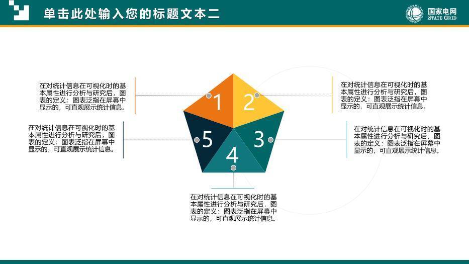 绿色商务风国家电网专用PPT模板7