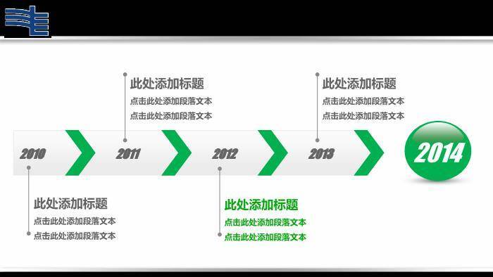 绿色小清新南方电网通用PPT模板5