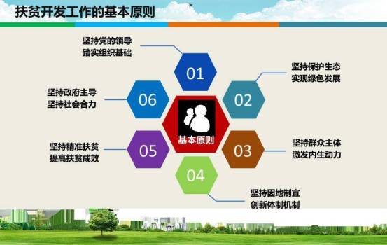 红色庄重风精准扶贫PPT模板2