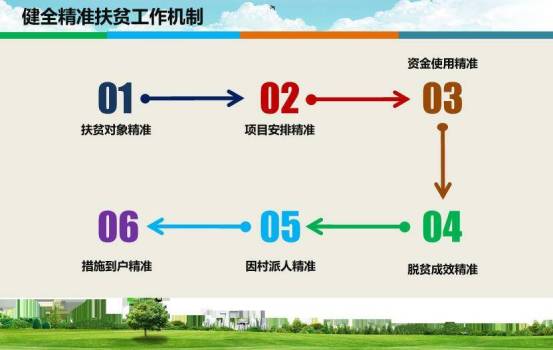 红色庄重风精准扶贫PPT模板4