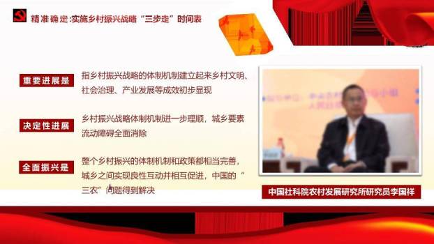 红色庄重风中央农村工作会议PPT模板6