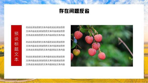 黄色商务风乡村振兴工作汇报PPT模板5