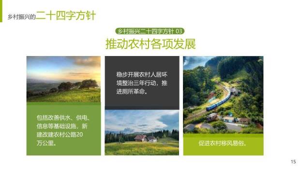 绿色简约风乡村振兴战略PPT模板(2)6